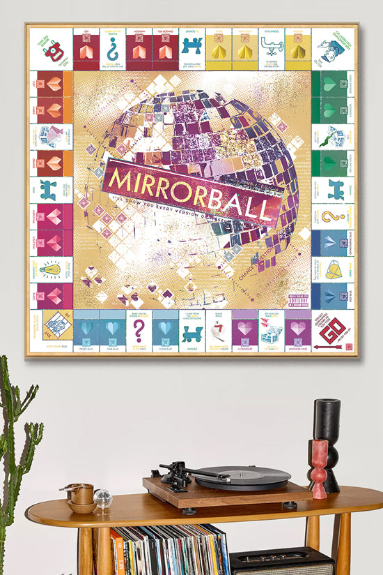 Custom Taylor Swift Monopoly board printed on metal – fan art wall decor