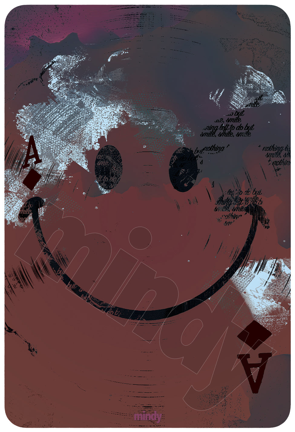 ace of smiles [metal art print]