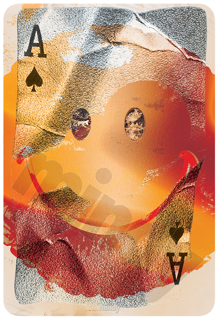 ace of smiles [metal art print]