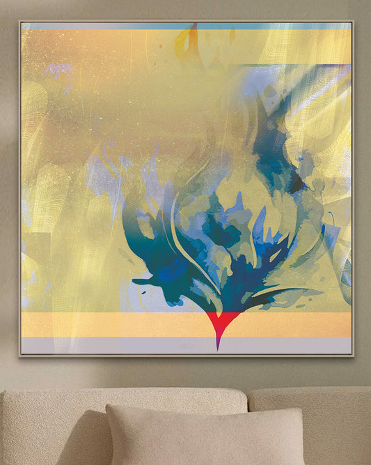 'our job is not to get to heaven but to bring heaven down to earth' [metal art print]