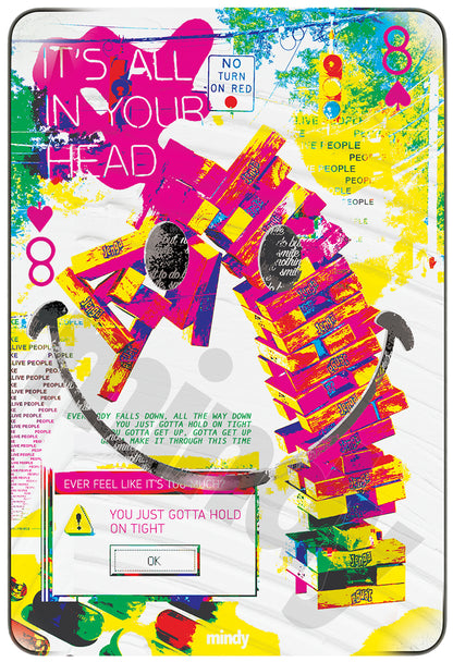 eight of smiles [metal art print]