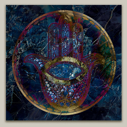 hamsa [metal art print]