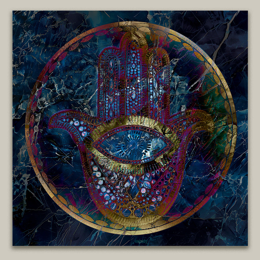 hamsa [metal art print]