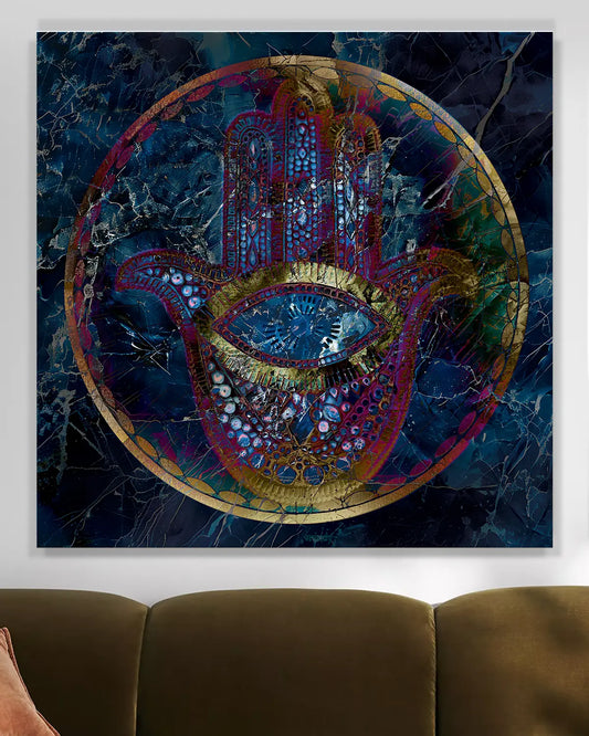hamsa [metal art print]