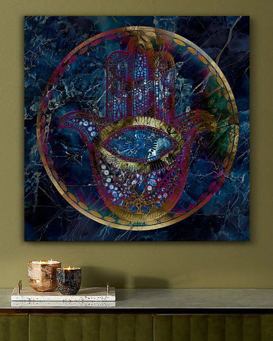 hamsa [metal art print]