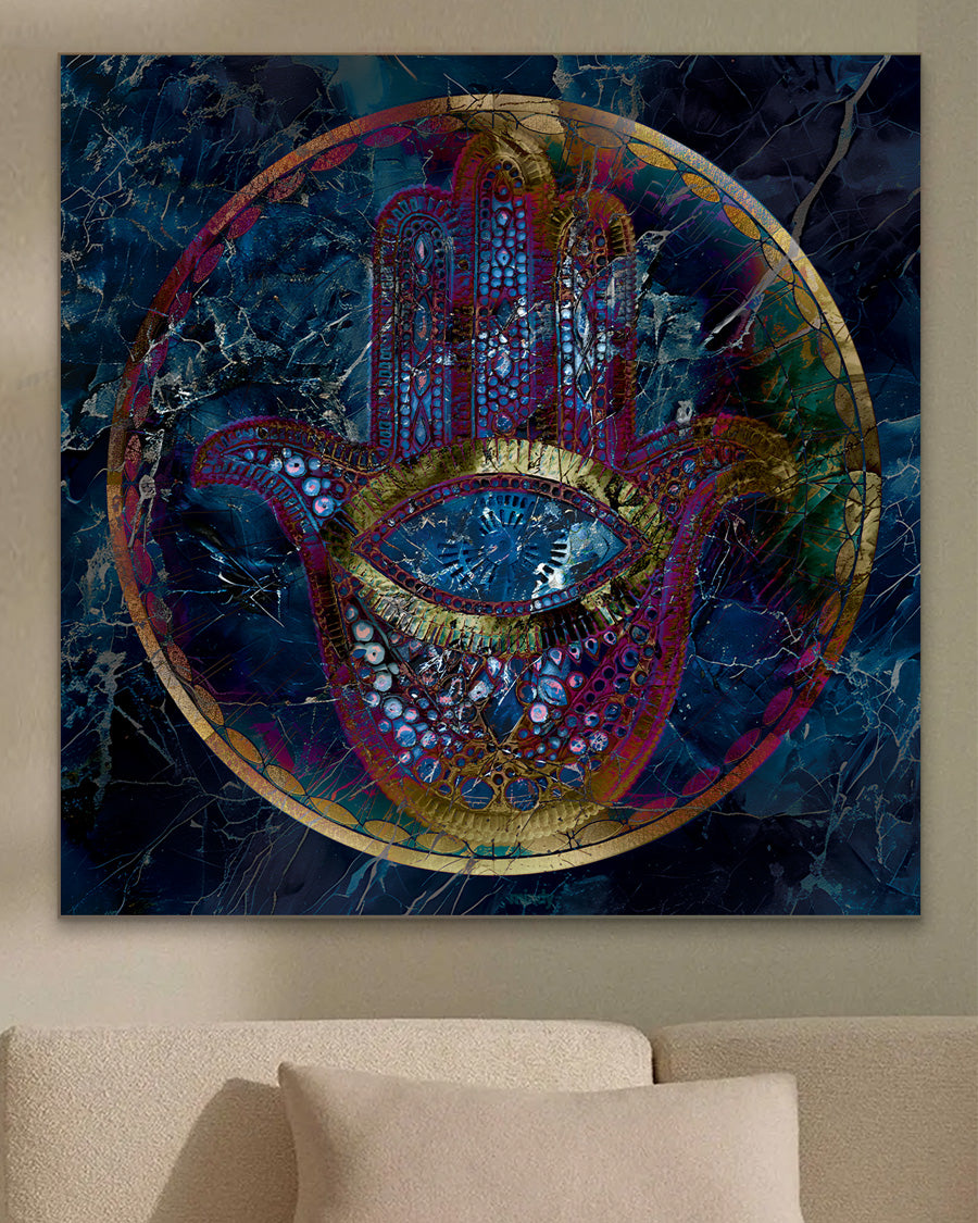 hamsa [metal art print]