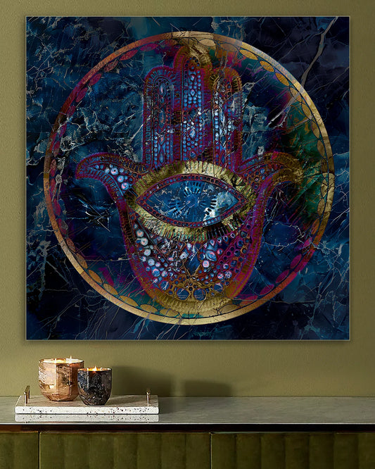 hamsa [metal art print]