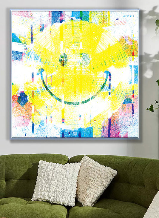 happy and sad at the same time [metal print]