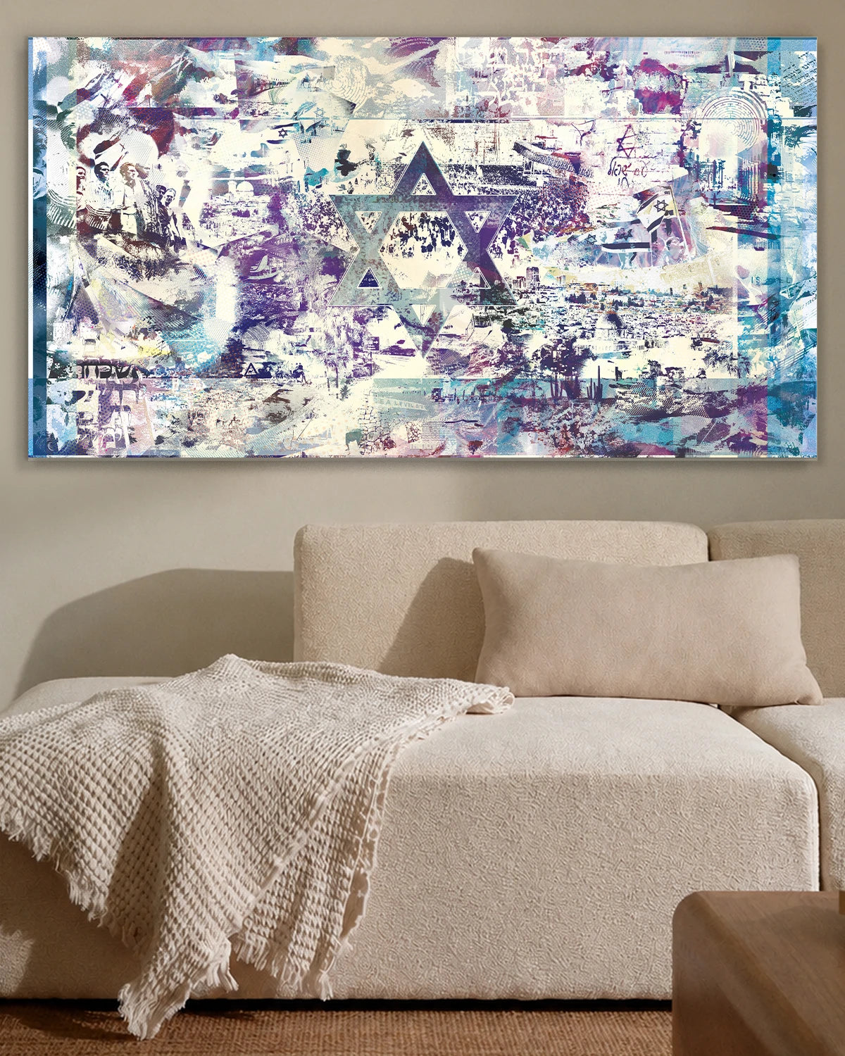 israel flag [metal art print]