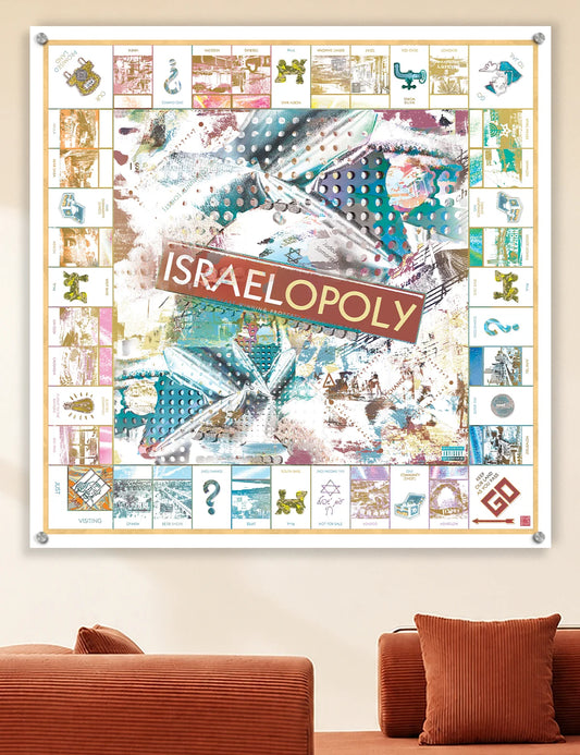israelopoly [metal art print]