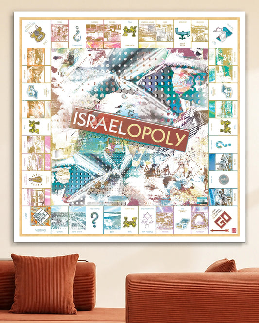 israelopoly [metal art print]