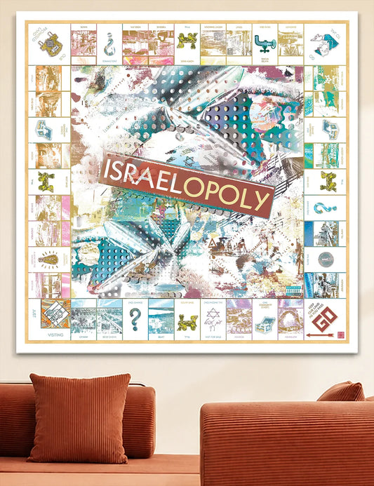 israelopoly [metal art print]