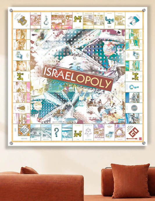 israelopoly [metal art print]