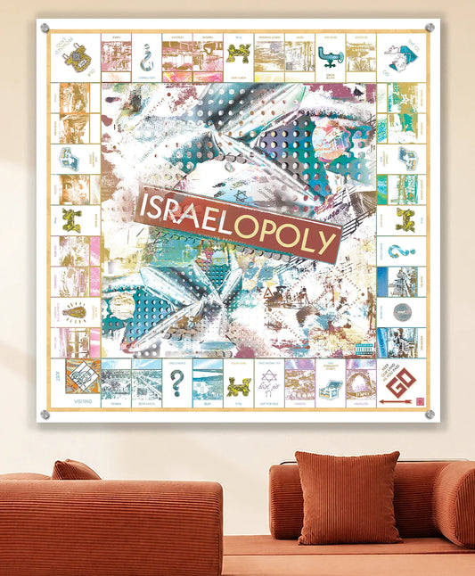 israelopoly [metal art print]
