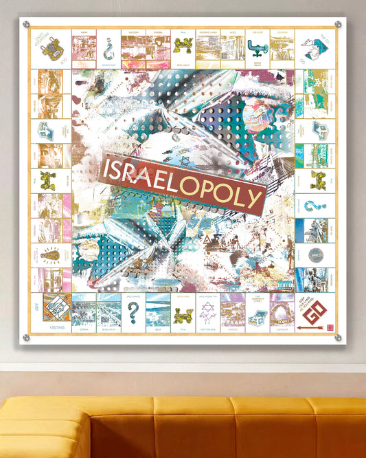 israelopoly [metal wall art]