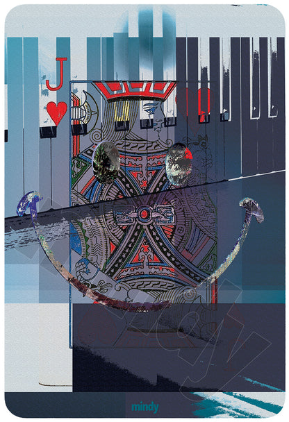 jack of smiles [metal art print]