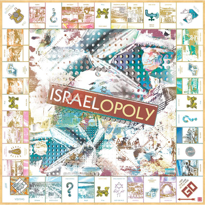 israelopoly [metal art print]