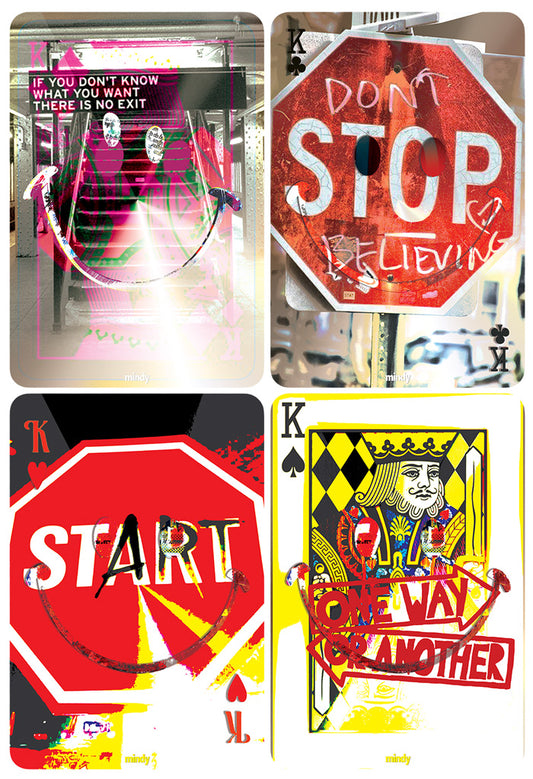 king of smiles [metal art print]