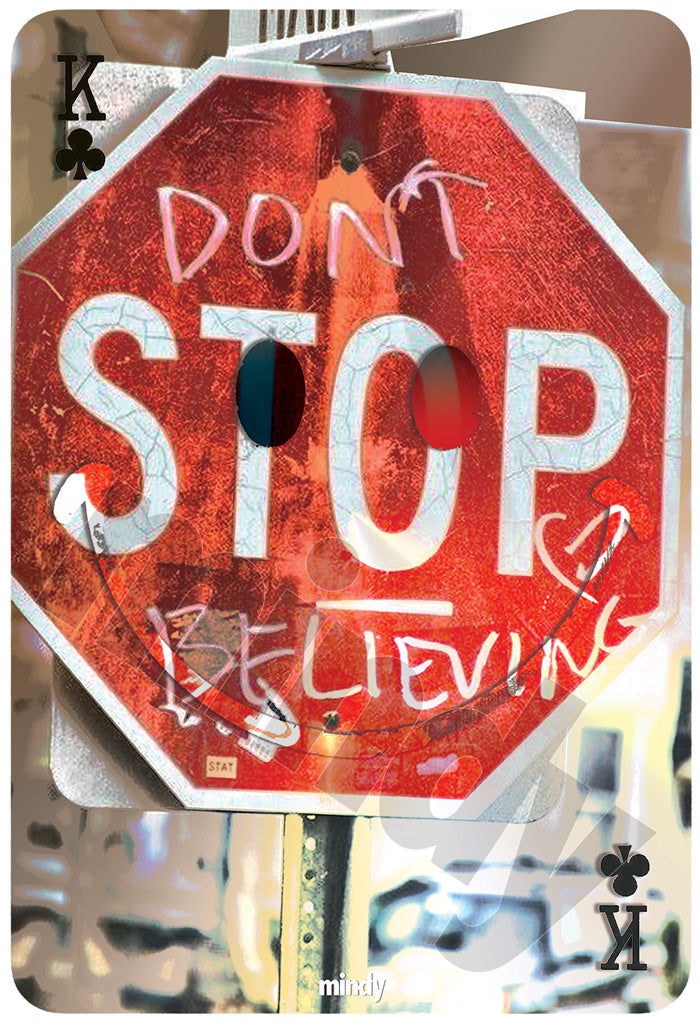 king of smiles [metal art print]