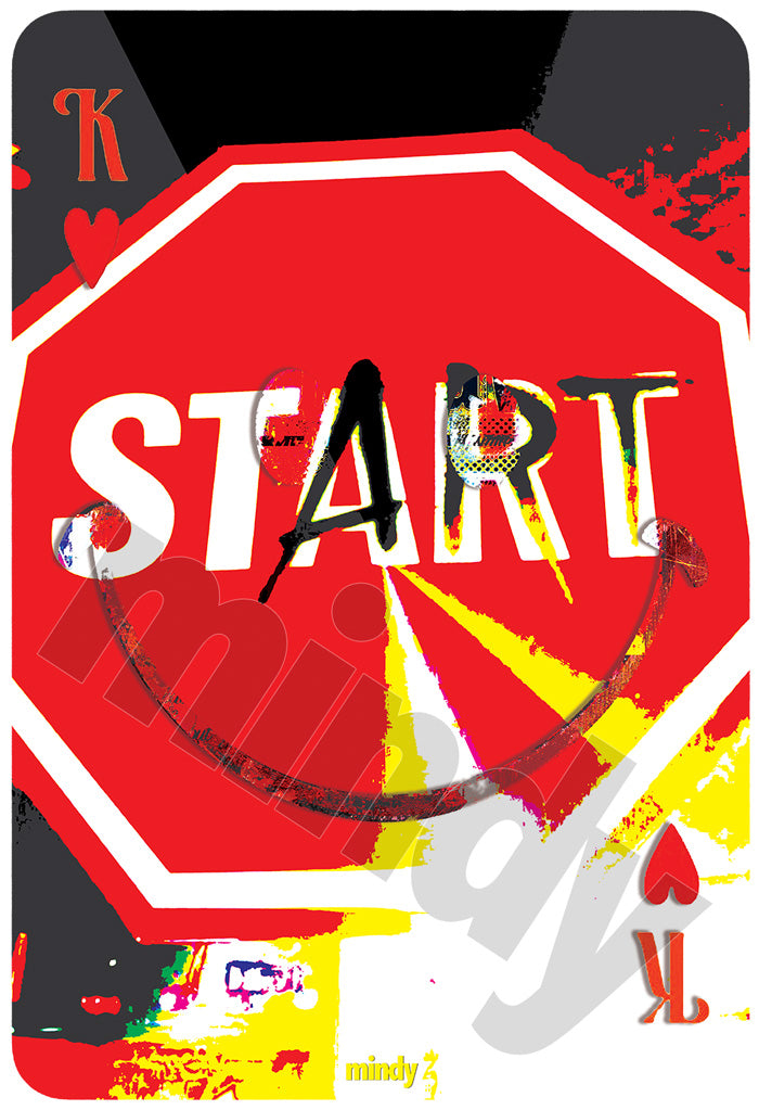 king of smiles [metal art print]