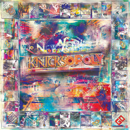 knicks-opoly [metal art print]