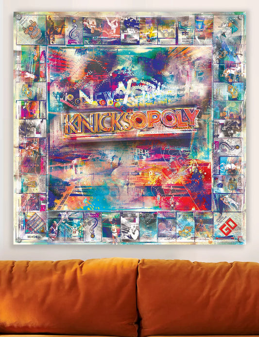 knicks-opoly [metal art print]