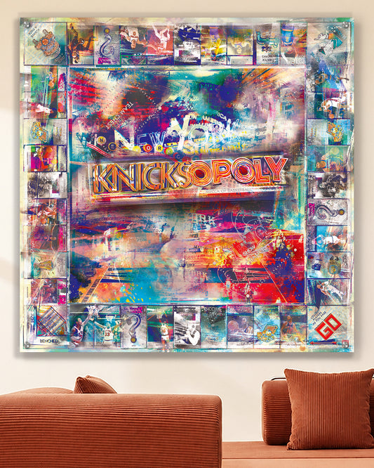 knicksopoly [metal wall art]