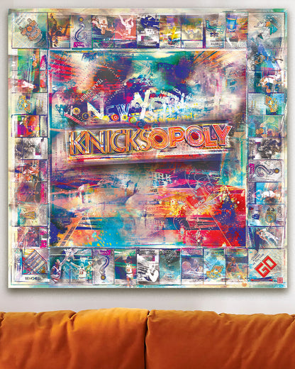 knicks-opoly [metal art print]