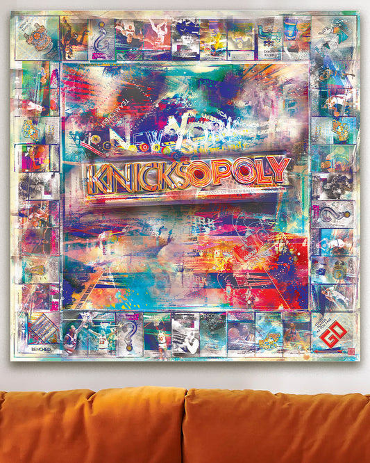 knicks-opoly [metal art print]