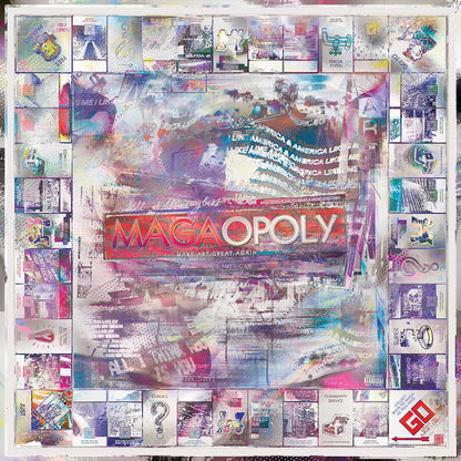 maga-opoly (make art great again) [metal wall art]