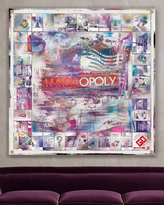 magaopoly (make art great again) [metal wall art]