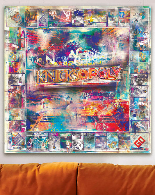 knicks-opoly [metal art print]