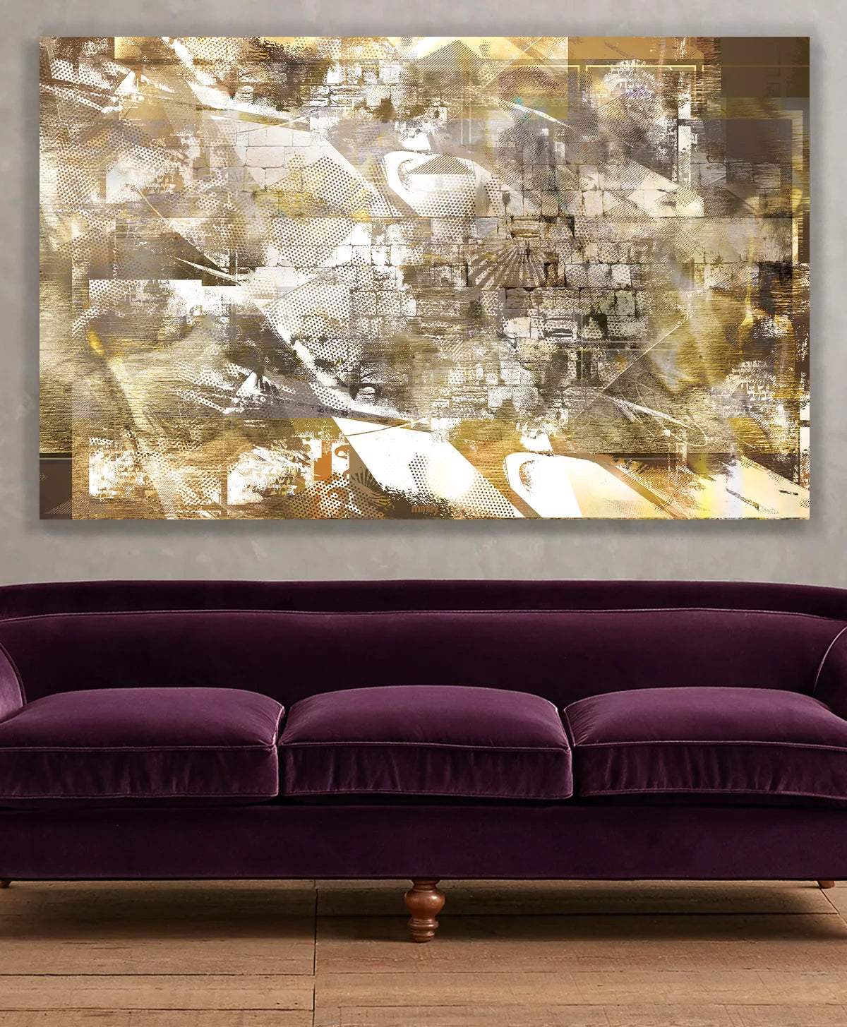 pop western wall (in brown) [metal wall art]