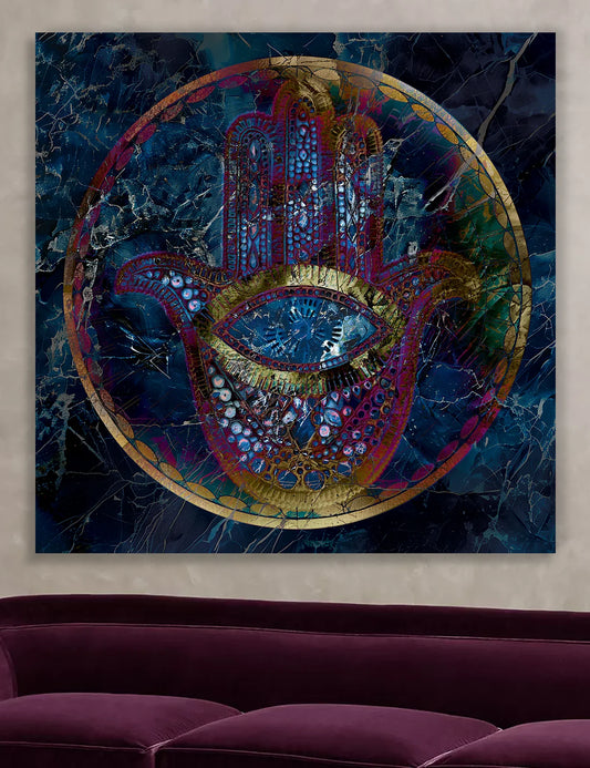 hamsa [metal art print]