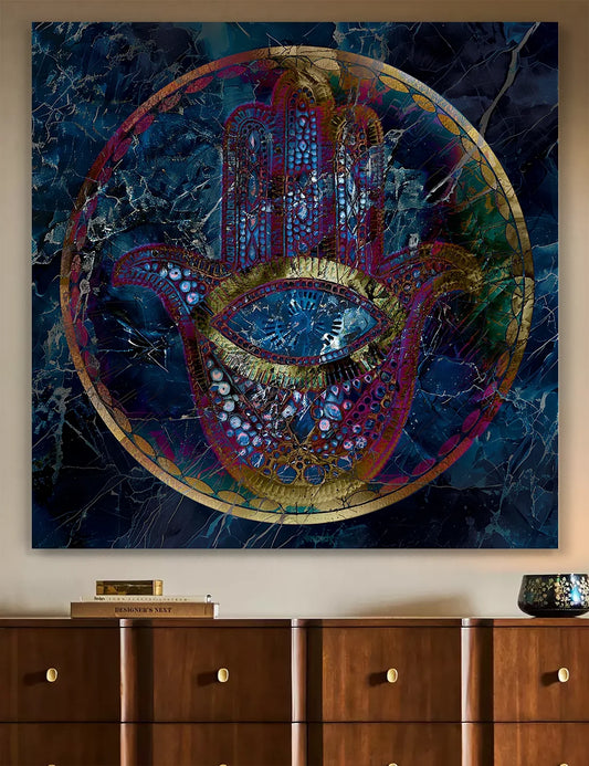 hamsa [metal art print]