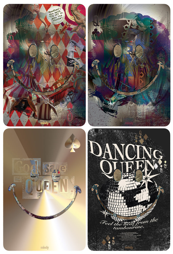 queen of smiles [metal art print]