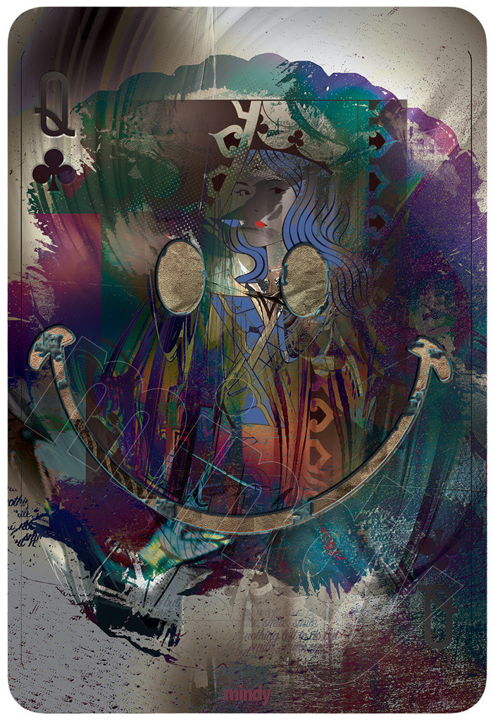 queen of smiles [metal art print]