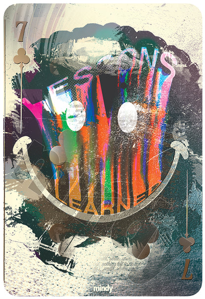 seven of smiles [metal art print]