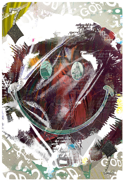 seven of smiles [metal art print]