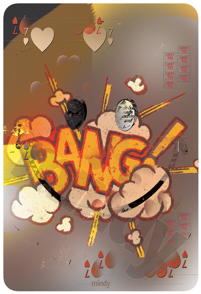 seven of smiles [metal art print]