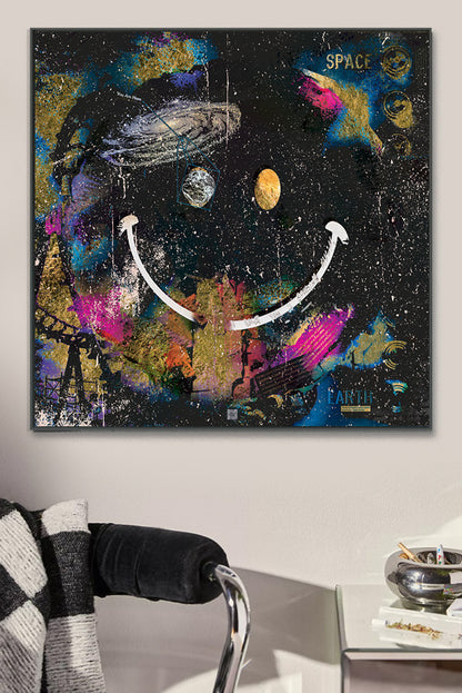 since the return of her stay on the moon [metal print]