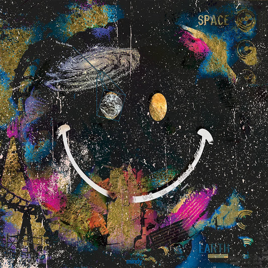 since the return of her stay on the moon [metal art print]