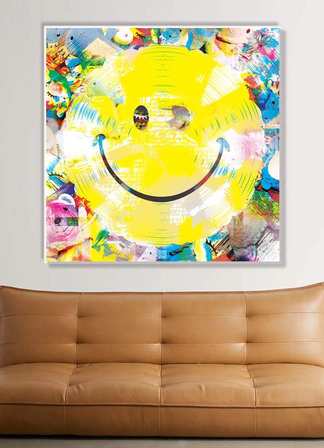 a stuffed smile [metal print]