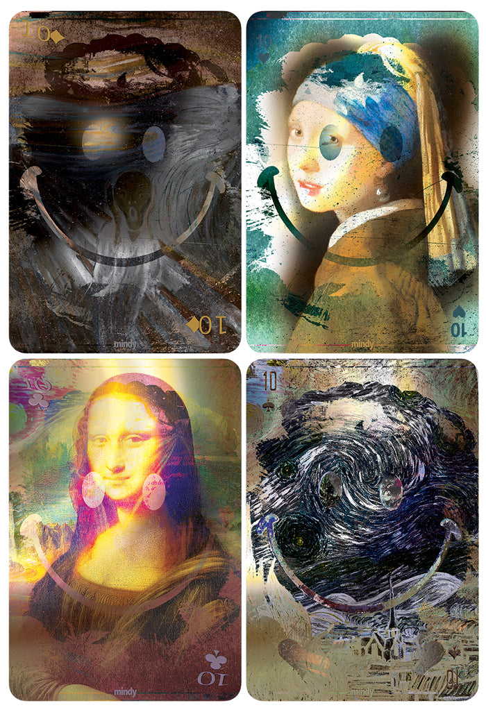 ten of smiles [metal art print]