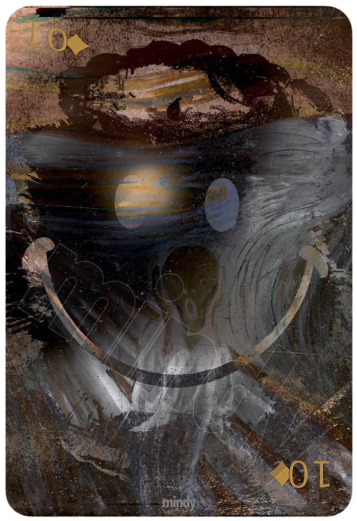 ten of smiles [metal art print]