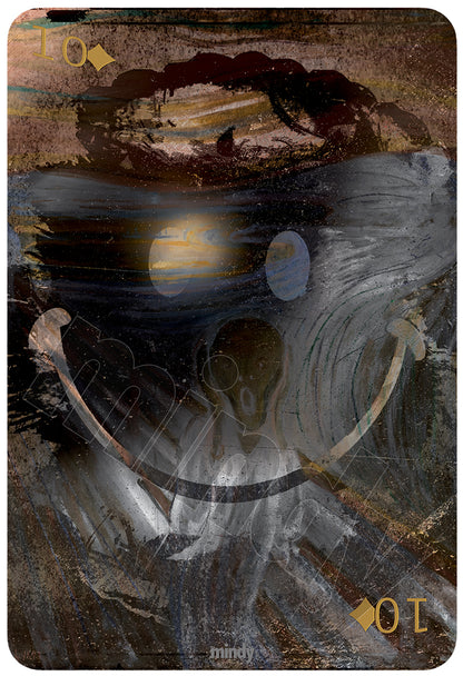 ten of smiles [metal art print]