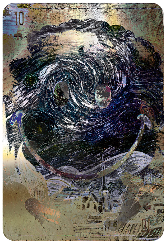 ten of smiles [metal art print]