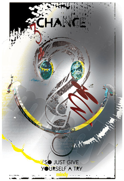 three of smiles [metal art print]