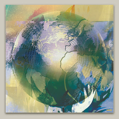 the three pillars of the world [metal art print]