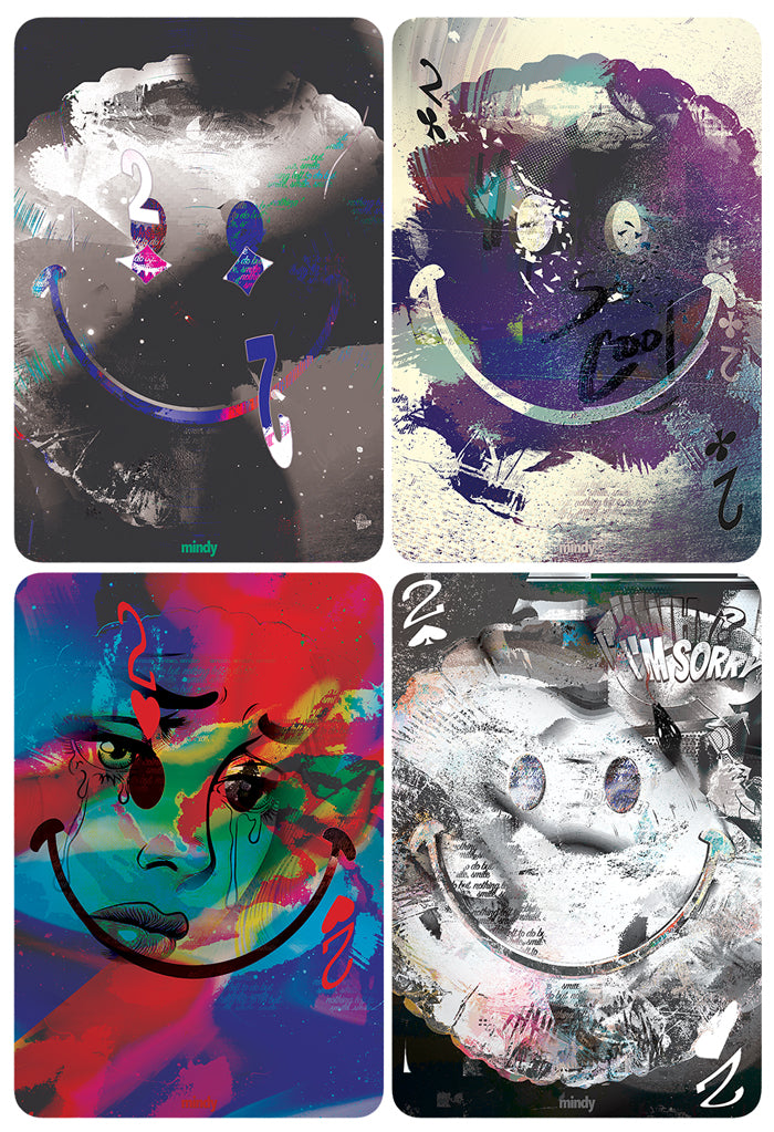 two of smiles [metal art print]